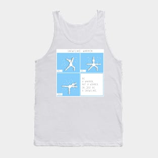 Snowflake warrior square comic Tank Top